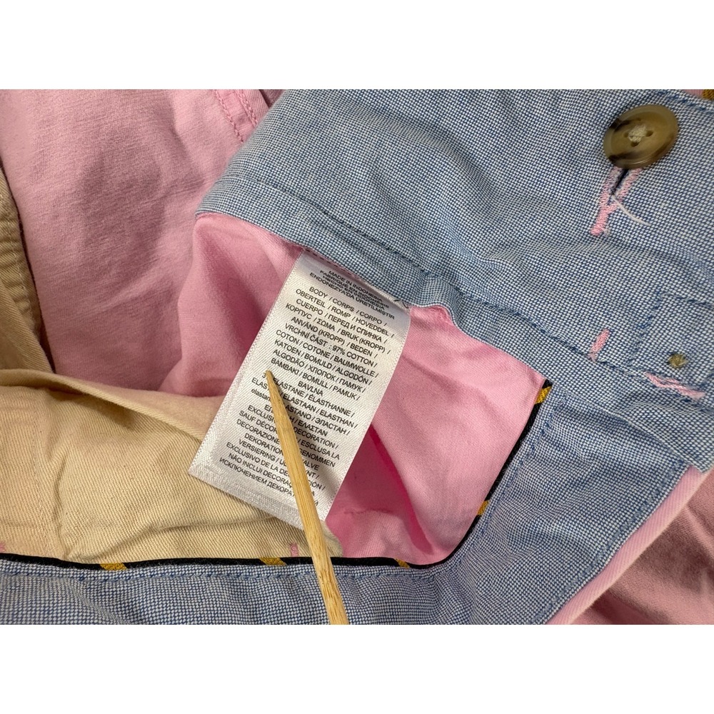 Polo Ralph Lauren Cotton Twill Stretch Chino Shorts (Men's 42)‎ Pink - 6.5" - Picture 6 of 12
